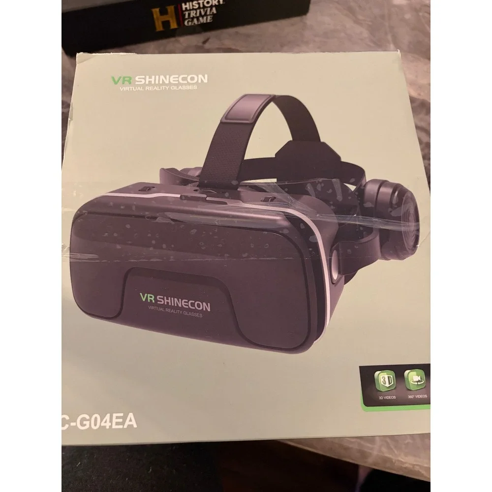 VR Shinecon SC-G04EA Virtual Reality Glasses for 4.7-7.0 inch Smartphones Black